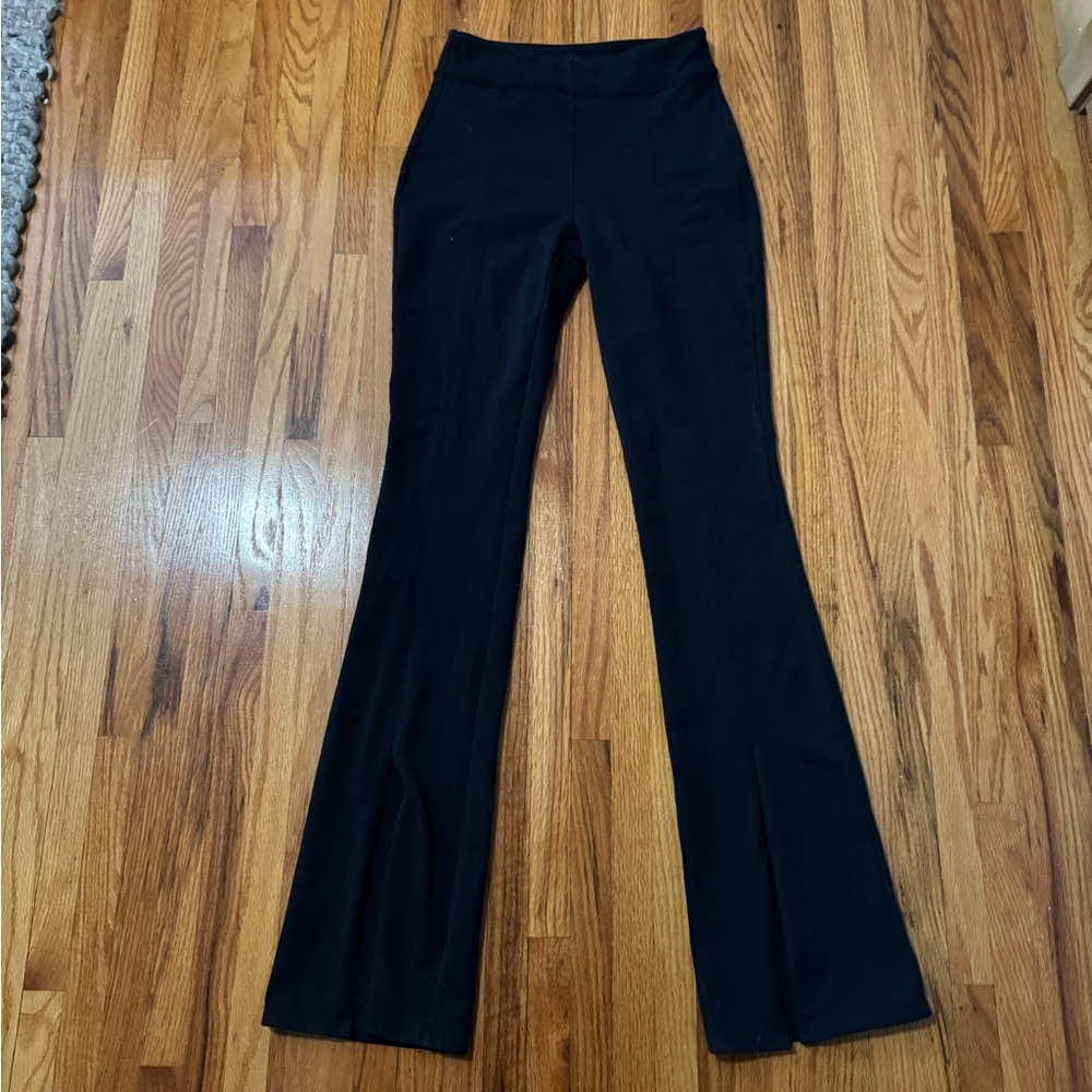 ALO Yoga Black Flare Pants High Waist Stretch